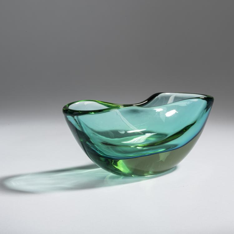 Bild 1 zu Objekt, 'Sommerso' bowl, c. 1957, Flavio Poli, Seguso Vetri d'Arte, Murano, 158C 927