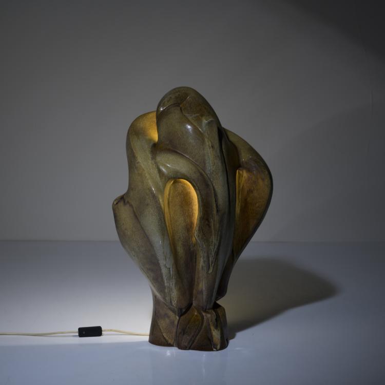 Hauptbild zu Objekt, Illuminated ceramic sculpture, 1970s, Deutschland, 158B 452