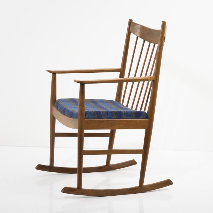 Hauptbild zu Objekt, Rocking chair, 1950s, Arne Vodder, Sibast Furniture, Kopenhagen, 158B 419