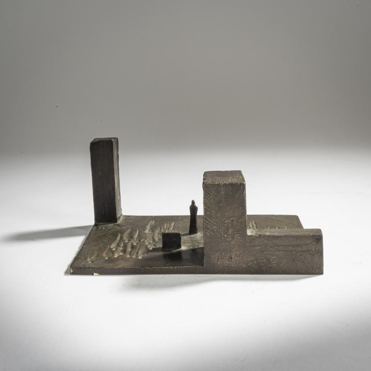 Bild 3 zu Objekt, Skulptur 'B&uuml;hnenbild', ca, 1970, Joachim Berthold, Berthold, Joachim, 160C 496