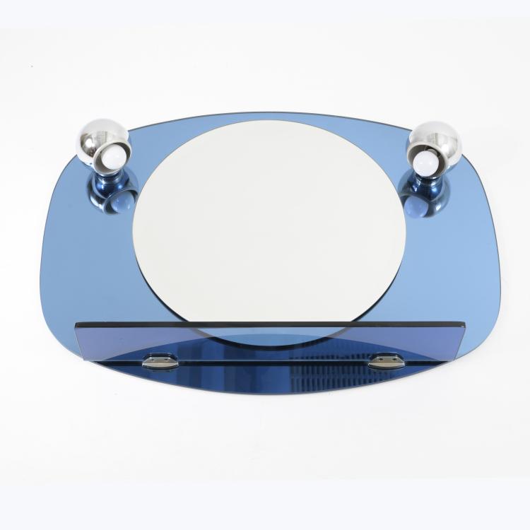 Bild 1 zu Objekt, Illuminated bathroom mirror, 1960s, Italien, 158A 145
