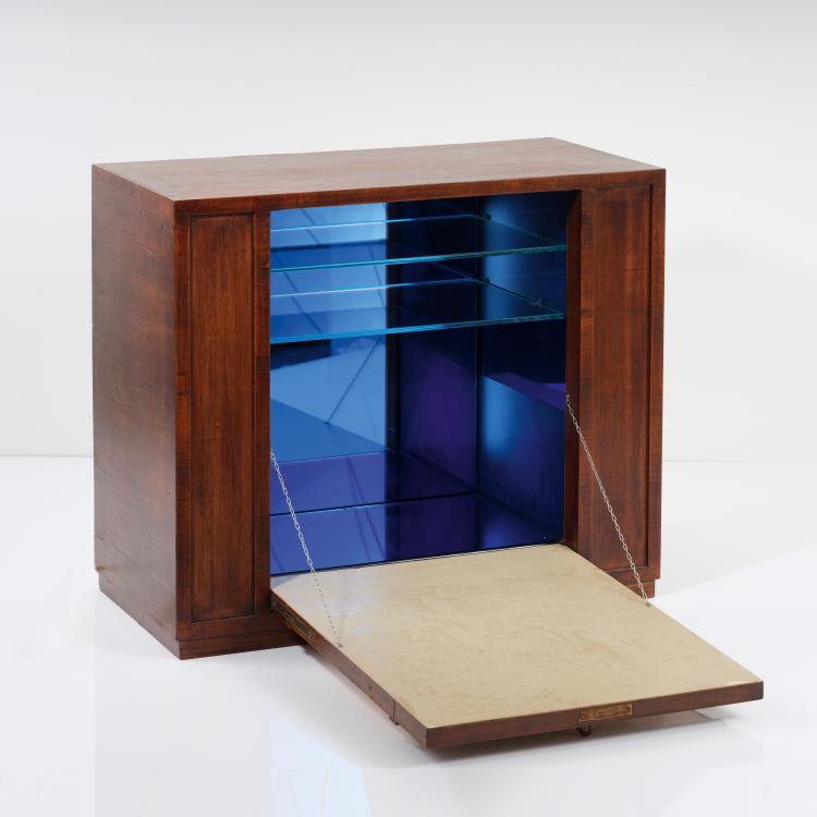 Hauptbild zu Objekt, Barschrank zur Wandbefestigung, 1937, Pietro Chiesa, Luigi Fontana, Turin; Fontana Arte, Mailand, 158A 13
