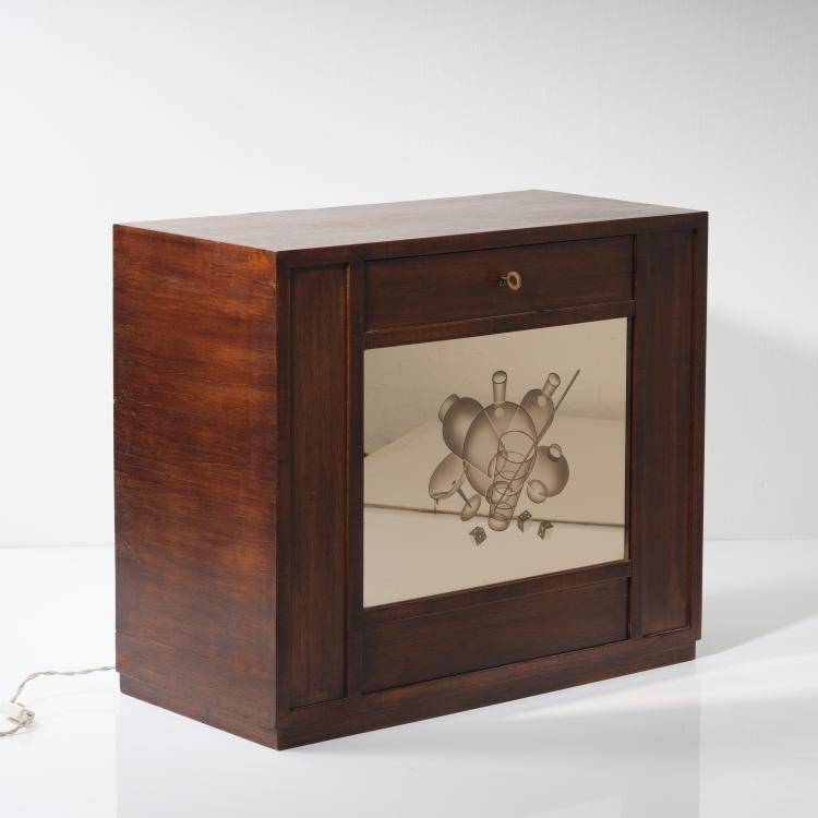 Bild 2 zu Objekt, Barschrank zur Wandbefestigung, 1937, Pietro Chiesa, Luigi Fontana, Turin; Fontana Arte, Mailand, 158A 13