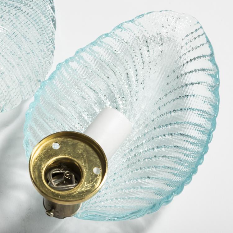 Bild 2 zu Objekt, 2 wall lights, 1950s, Barovier & Toso, Murano, 158A 48