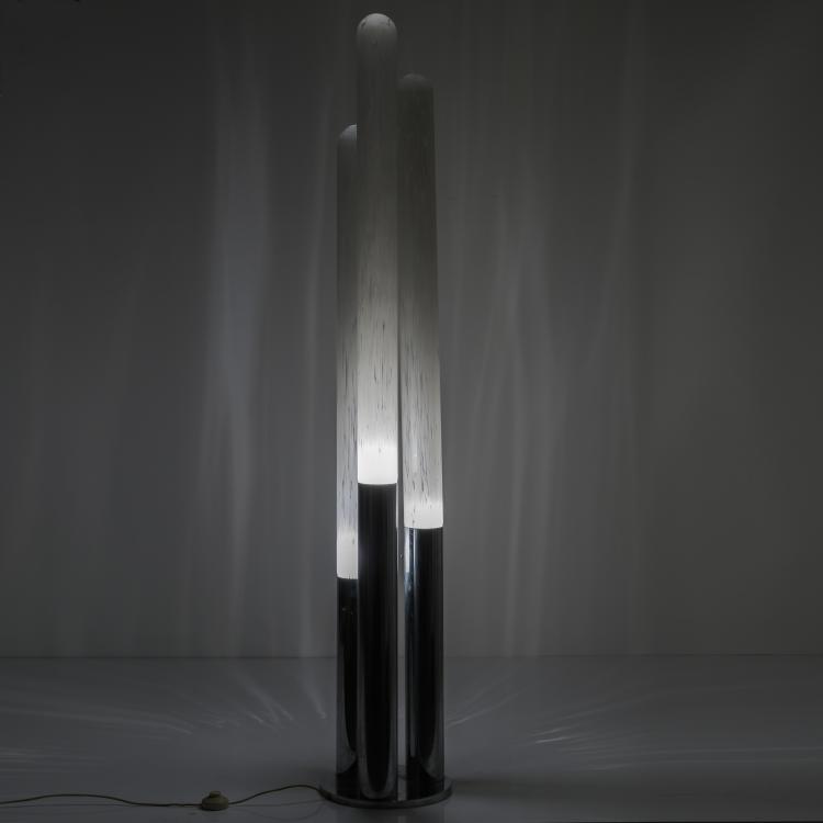 Hauptbild zu Objekt, Floor lamp, 1960s, Carlo Nason (attributed), Mazzega, Murano, 158A 182