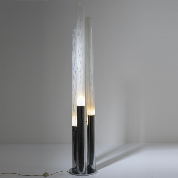 Bild 1 zu Objekt, Floor lamp, 1960s, Carlo Nason (attributed), Mazzega, Murano, 158A 182