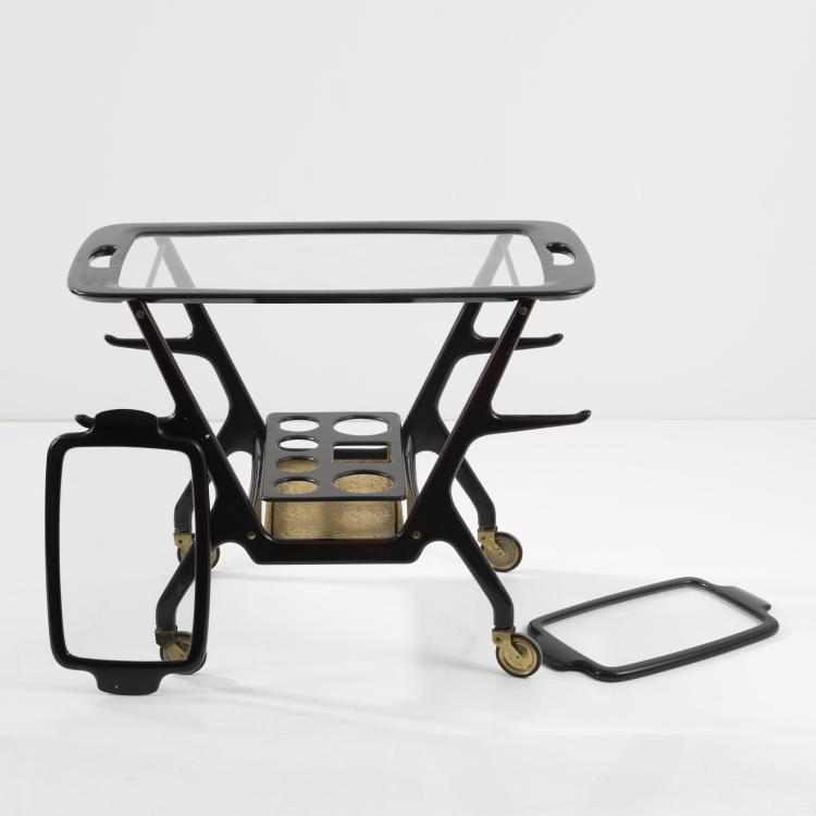 Bild 2 zu Objekt, Servierwagen / Barwagen, 1950er Jahre, Cesare Lacca (zugeschrieben), Italien, 158A 58