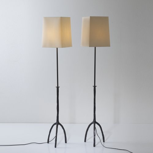 2 'Trepied' floor lamps, 2000s