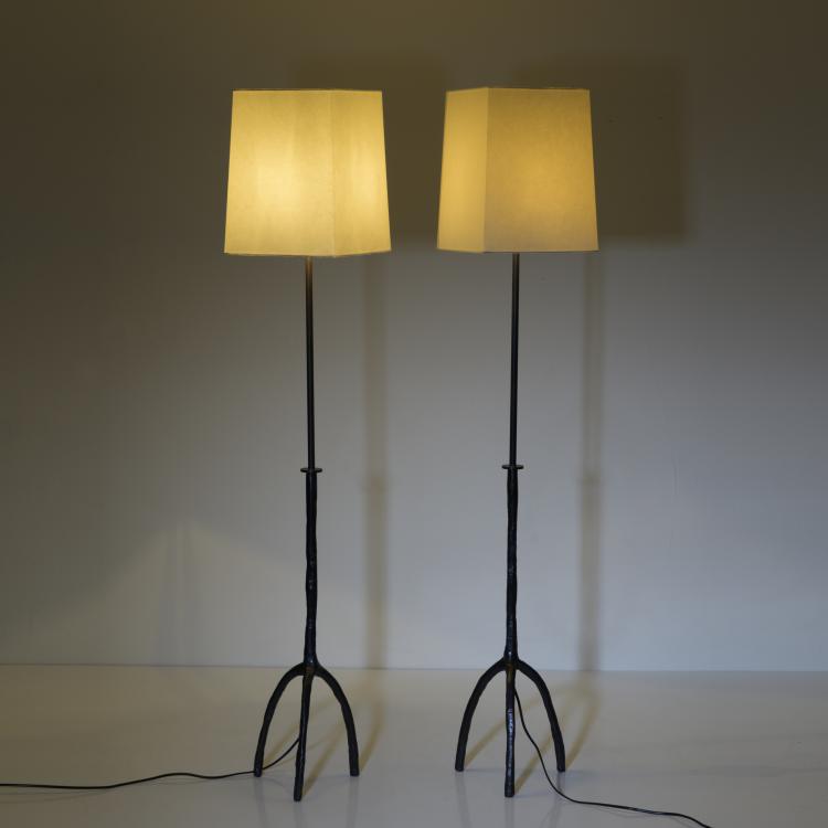 Bild 1 zu Objekt, Zwei Stehleuchten 'Trepied', 2000er Jahre, Christian Liaigre, Christian Liaigre, Paris., 158B 572