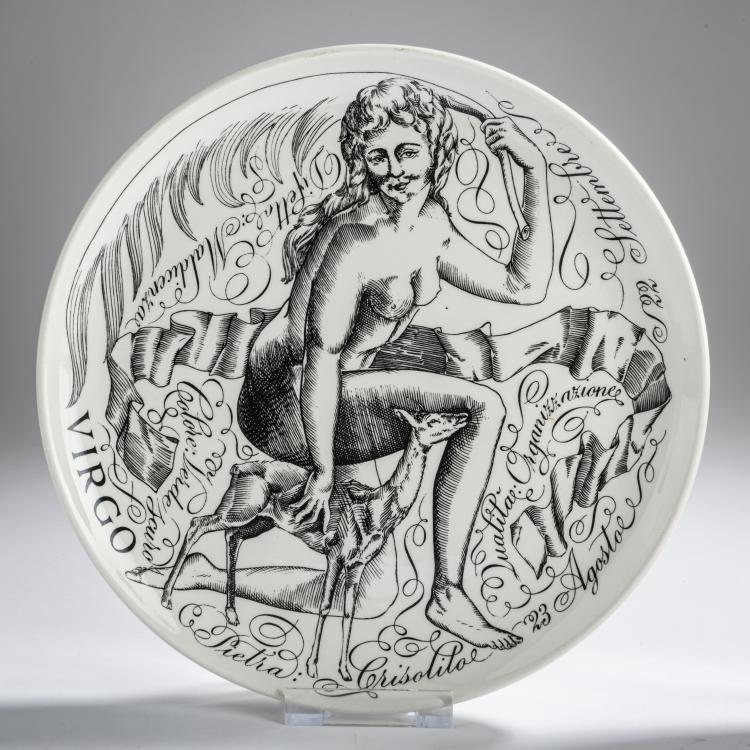 Bild 2 zu Objekt, 2 'Zodiaci' plates, 1970s, Piero Fornasetti, Fornasetti, Mailand, 158A 205