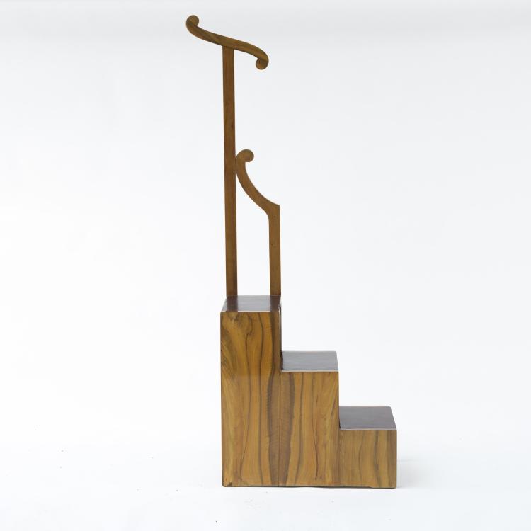 Hauptbild zu Objekt, Library ladder, c. 1900, England (zugeschrieben), 158B 315