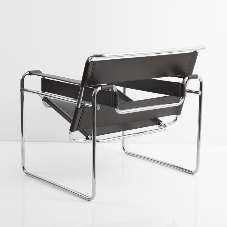 Bild 1 zu Objekt, Armlehnstuhl 'B3 - Wassily', 1925, Gavina, Mailand (KIGA; Knoll International - Gavina), 158B 337