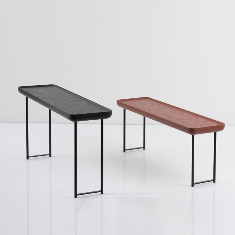 Bild 1 zu Objekt, Zwei Beistelltische 'Torei', 2013/14, Luca Nichetto, Cassina, Mailand, 158A 313