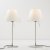 2 'Costanza' table lights, 1986