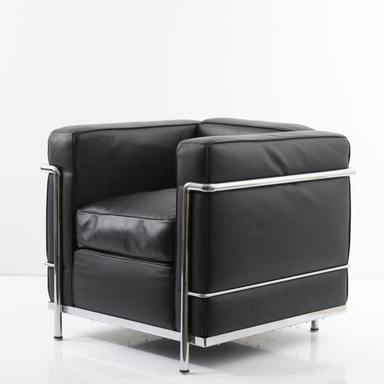Hauptbild zu Objekt, 'LC 2' comfy chair, 1928, Pierre Jeanneret,Charlotte Perriand,Le Corbusier Charles-&Eacute;douard Jeanneret-Gris, 158B 343