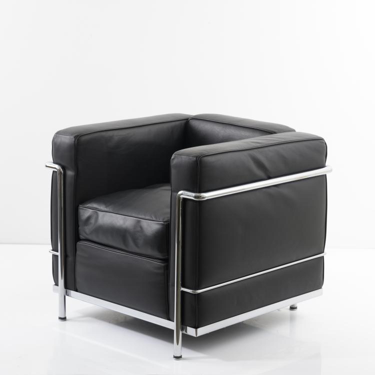Bild 3 zu Objekt, 'LC 2' comfy chair, 1928, Pierre Jeanneret,Charlotte Perriand,Le Corbusier Charles-&Eacute;douard Jeanneret-Gris, 158B 343