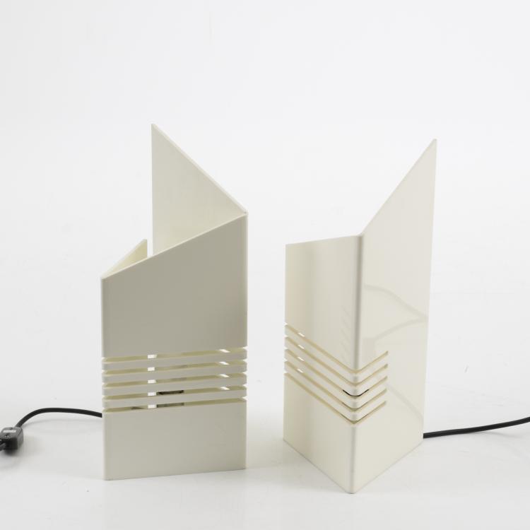 Bild 1 zu Objekt, 2 table lighs from the 'Personaggi' series, c. 1972, Lorenzo Carmellini,Federico Rezzonico, Tronconi, Corsico, 158A 241