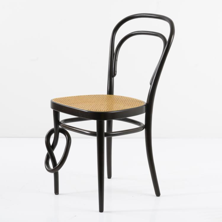 Bild 2 zu Objekt, '214K' anniversary chair , 1985, Thonet, Frankenberg, 158B 544