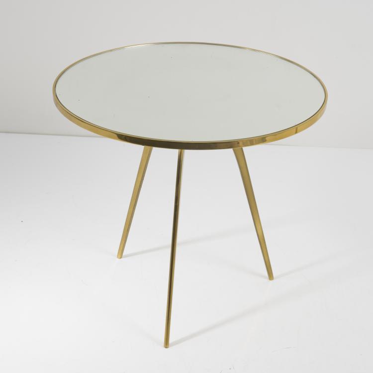 Hauptbild zu Objekt, Side table, 1950s, Vereinigte Werkst&auml;tten, M&uuml;nchen (zugeschrieben), 158B 421