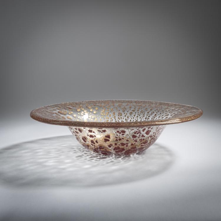 Hauptbild zu Objekt, 'Porpora' bowl, 1955, Ercole Barovier, Barovier & Toso, Murano, 158C 887