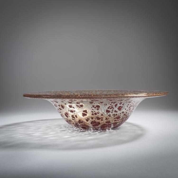 Bild 1 zu Objekt, 'Porpora' bowl, 1955, Ercole Barovier, Barovier & Toso, Murano, 158C 887