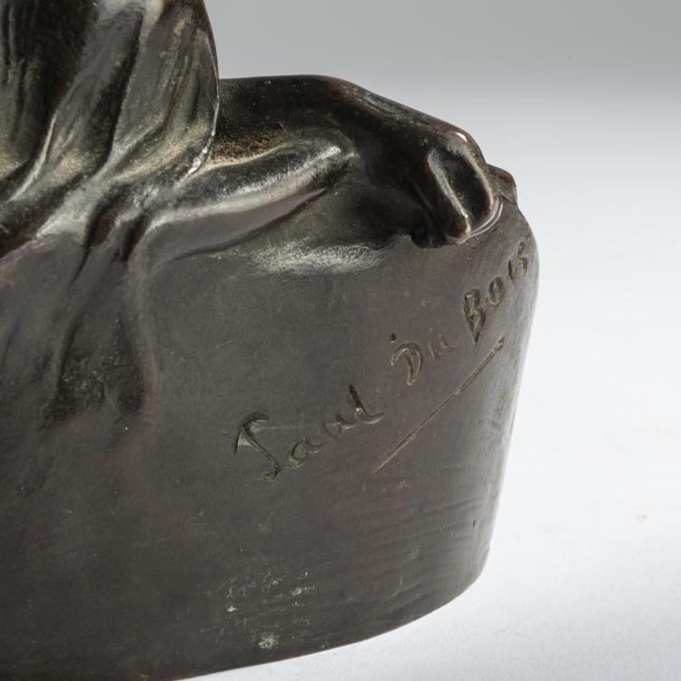 Bild 3 zu Objekt, Fig&uuml;rlicher Streichholzhalter, um 1900, Paul Du Bois, Petermann, Br&uuml;ssel, 159C 357