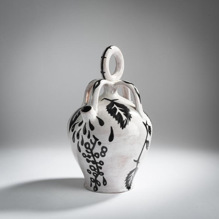 Bild 1 zu Objekt, Decorative jug, 1950s, Jean Lur&ccedil;at, Sant-Vicens, Perpignan, 158B 448