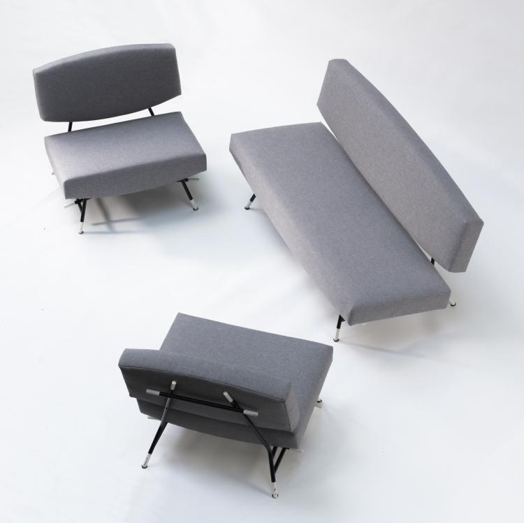 Bild 12 zu Objekt, Zwei Sessel, ein Dreiersofa '865', 1958, Ico Parisi, Figli di Amedeo Cassina, Meda, 158A 78