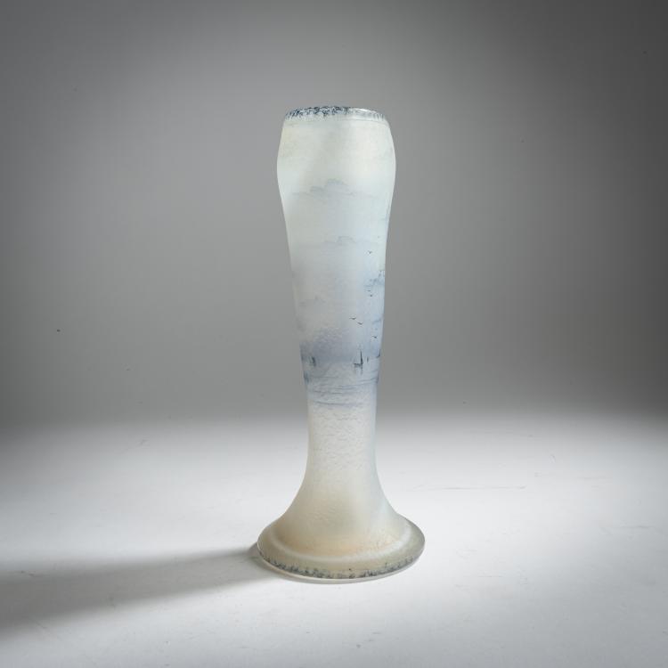 Bild 2 zu Objekt, Vase 'Paysage Delft', 1898, Daum Fr&egrave;res, Nancy, 159B 92