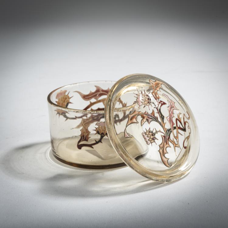 Bild 3 zu Objekt, Deckeldose 'Chardons', um 1884, Gall&eacute;, Emile, Nancy, 159B 176