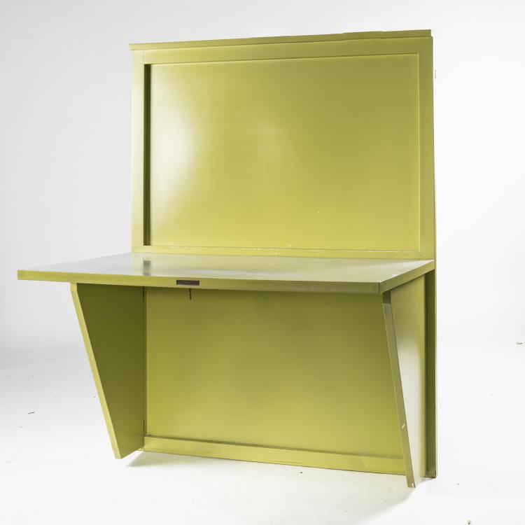 Hauptbild zu Objekt, One-off folding table for wall mounting, 1971, Antonio Scoccimarro, Italien, 158A 233