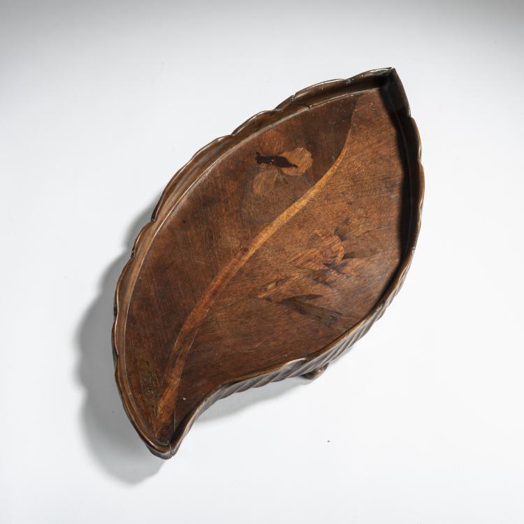 Hauptbild zu Objekt, Tray, c. 1900, Emile Gall&eacute;, Gall&eacute;, Emile, Nancy, 159C 612
