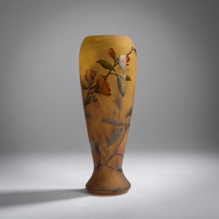 Bild 1 zu Objekt, Vase 'Cognassier du Japon', um 1910, Daum Fr&egrave;res, Nancy, 159B 133