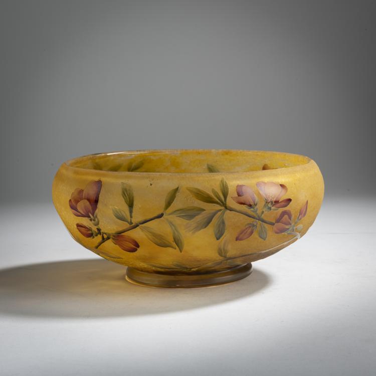 Bild 1 zu Objekt, Schale 'Cognassier du Japon', um 1910, Daum Fr&egrave;res, Nancy, 159B 134