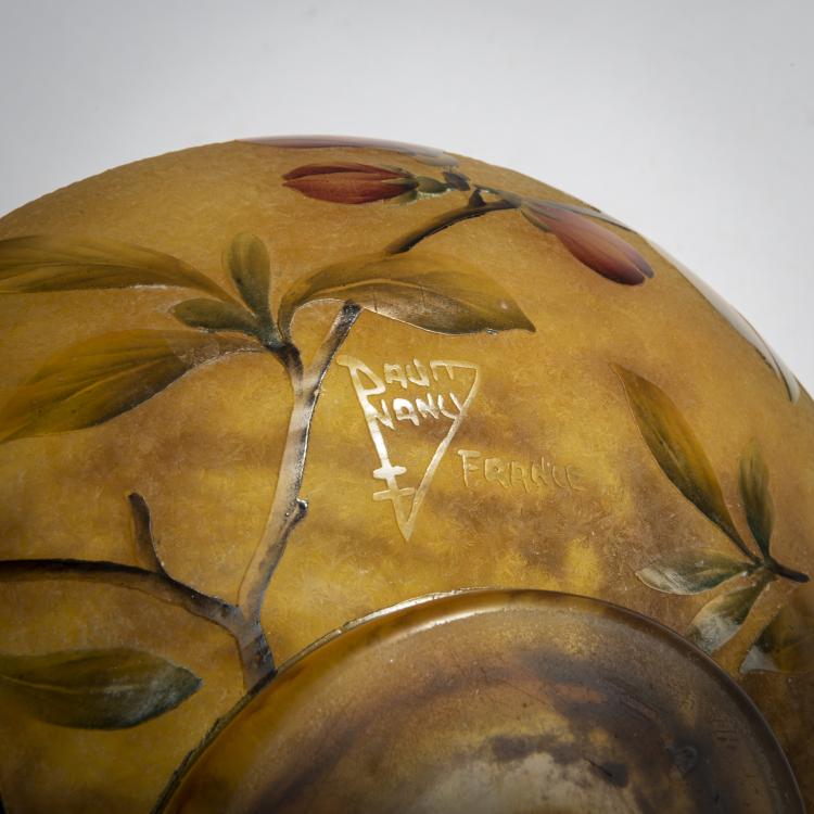 Bild 3 zu Objekt, Schale 'Cognassier du Japon', um 1910, Daum Fr&egrave;res, Nancy, 159B 134