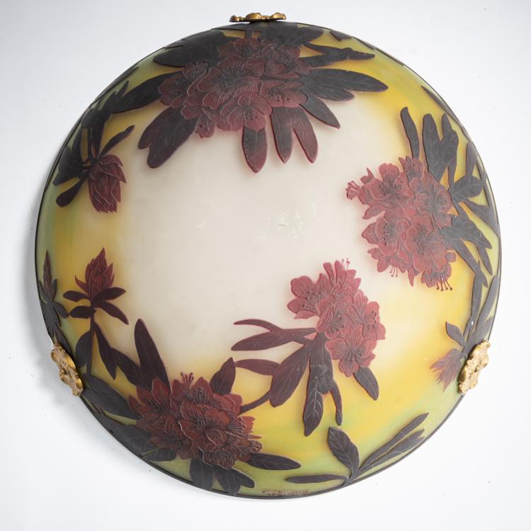 Bild 2 zu Objekt, Deckenleuchte, um 1925, Muller Fr&egrave;res, Lun&eacute;ville, 159B 232