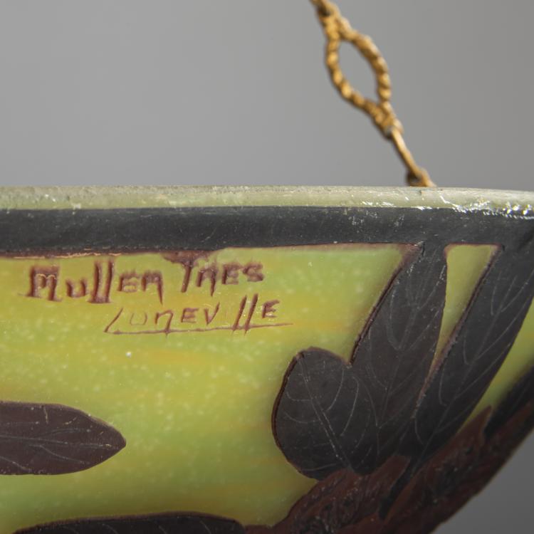 Bild 4 zu Objekt, Deckenleuchte, um 1925, Muller Fr&egrave;res, Lun&eacute;ville, 159B 232