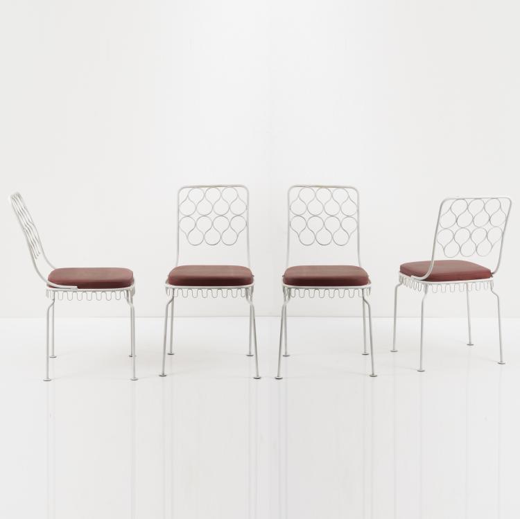 Hauptbild zu Objekt, Vier Gartenst&uuml;hle, 1970er Jahre, Frankreich, 158B 522