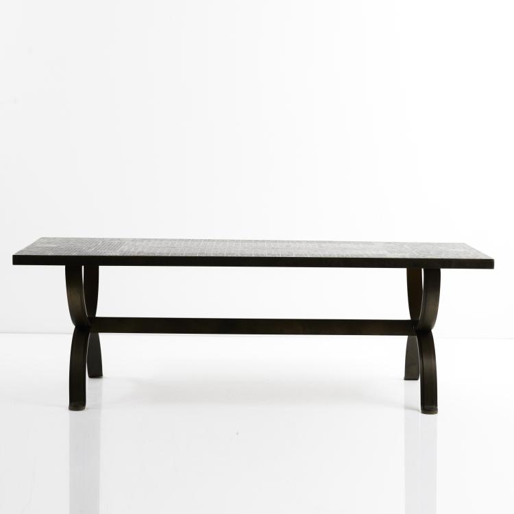 Bild 1 zu Objekt, Mosaic table, 1950s, M&uuml;ller, Berthold, Mosaik-Werkst&auml;tte, Oerlinghausen, 158B 391