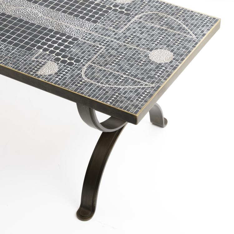 Bild 3 zu Objekt, Mosaic table, 1950s, M&uuml;ller, Berthold, Mosaik-Werkst&auml;tte, Oerlinghausen, 158B 391