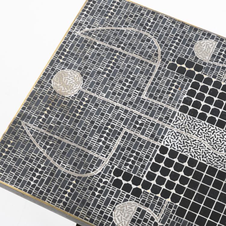 Bild 4 zu Objekt, Mosaic table, 1950s, M&uuml;ller, Berthold, Mosaik-Werkst&auml;tte, Oerlinghausen, 158B 391