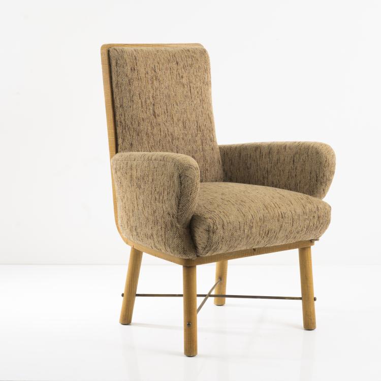 Hauptbild zu Objekt, 'US Army' armchair, 1940s, USA, 158B 371