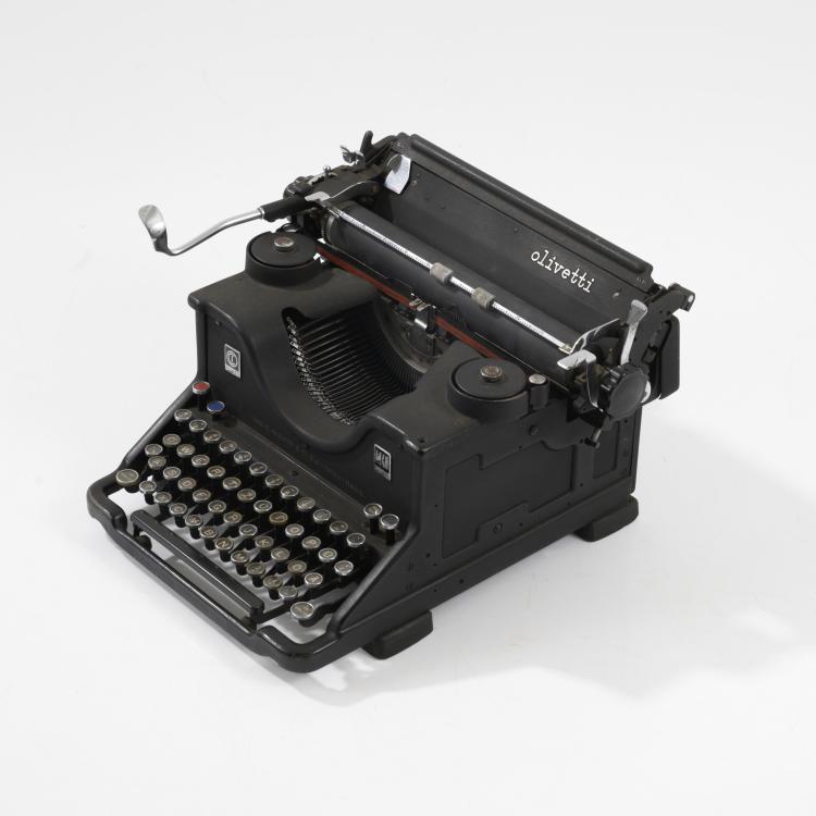 Hauptbild zu Objekt, 'M40' typewriter, 1930, Camillo Olivetti,Gino Martinoli, Olivetti, Ivrea, 158A 108