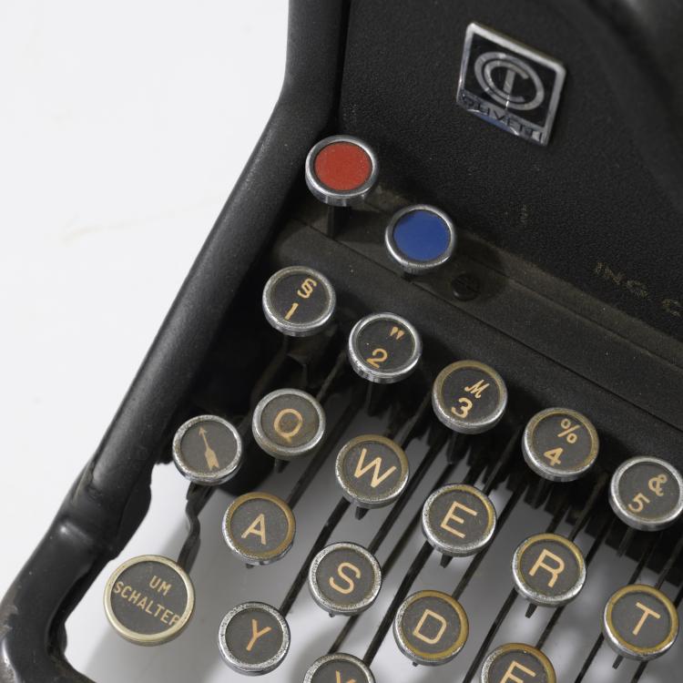 Bild 6 zu Objekt, 'M40' typewriter, 1930, Camillo Olivetti,Gino Martinoli, Olivetti, Ivrea, 158A 108