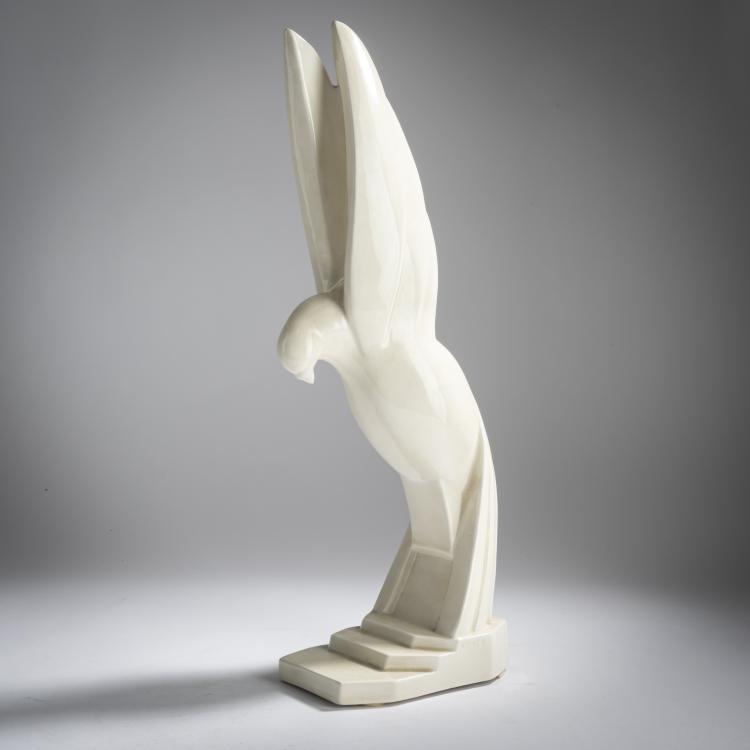 Bild 1 zu Objekt, Taube, um 1925, Jacques Adnet, 159C 337