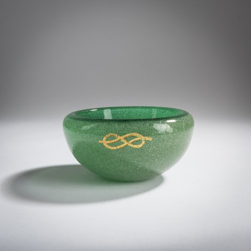 'Sommerso a bollicine' bowl, c. 1934