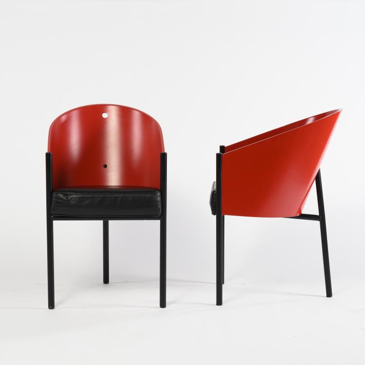 Bild 1 zu Objekt, Zwei St&uuml;hle 'Costes', 1984, Philippe Starck, Driade Aleph, Mailand, 160B 326