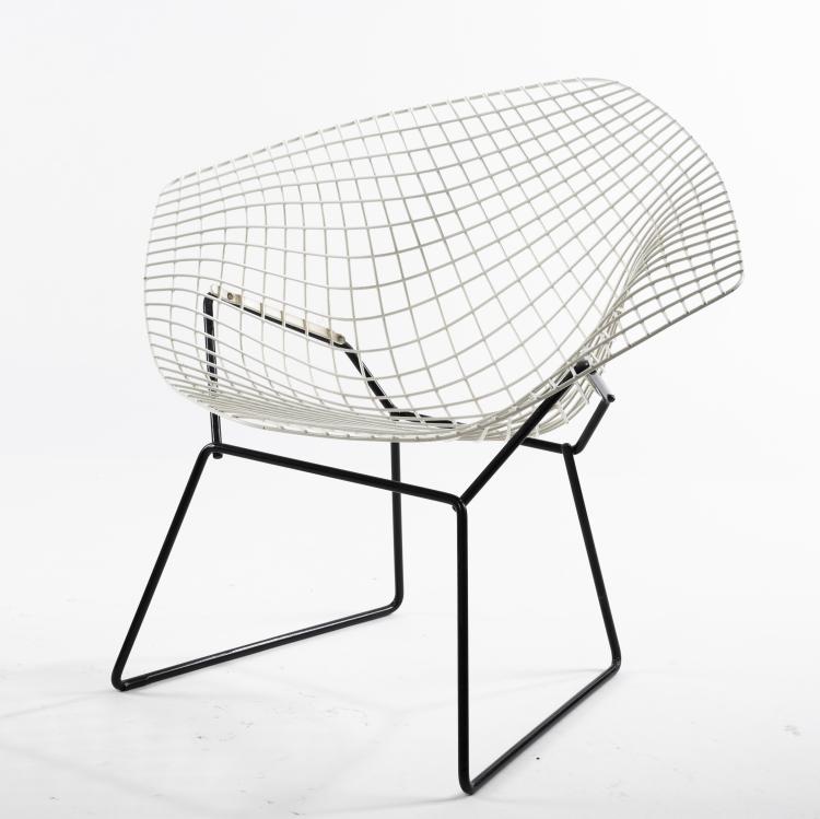 Bild 7 zu Objekt, 2 'Diamond' - '421-2' armchairs, 1952, Harry Bertoia, Knoll International, New York, 160B 219