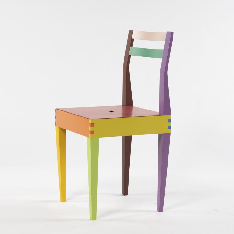 Hauptbild zu Objekt, 'Dry Side' chair, 1990s, Massimo Morozzi, Matrix Divisione della Georgetti, Meda, 160B 448