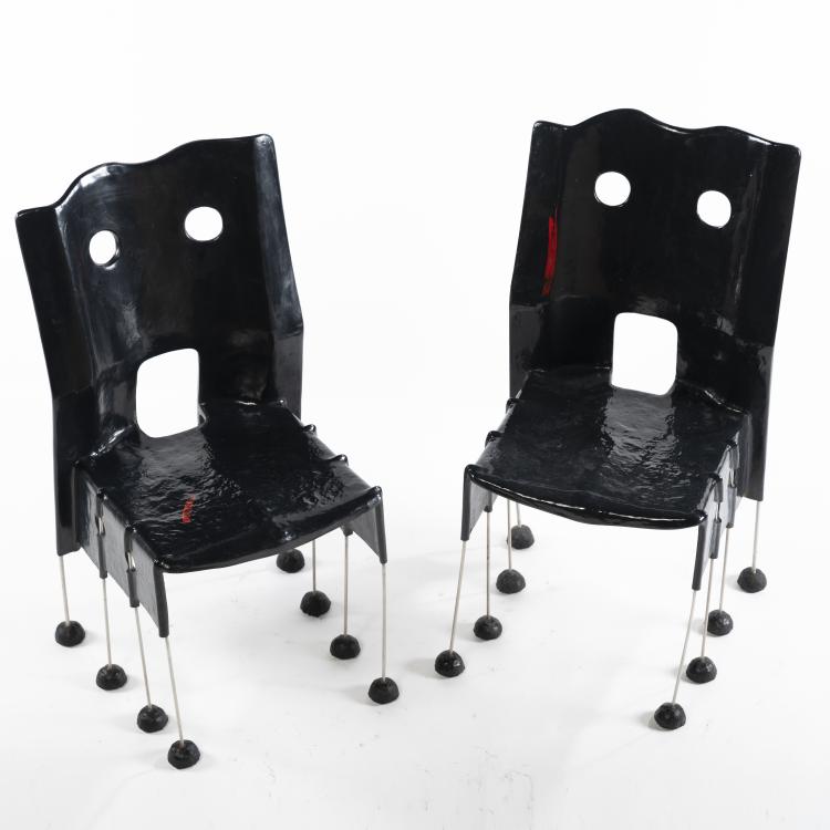Bild 8 zu Objekt, Zwei St&uuml;hle 'Greene Street Chair', 1984, Gaetano Pesce, Vitra, Weil am Rhein, 160B 327